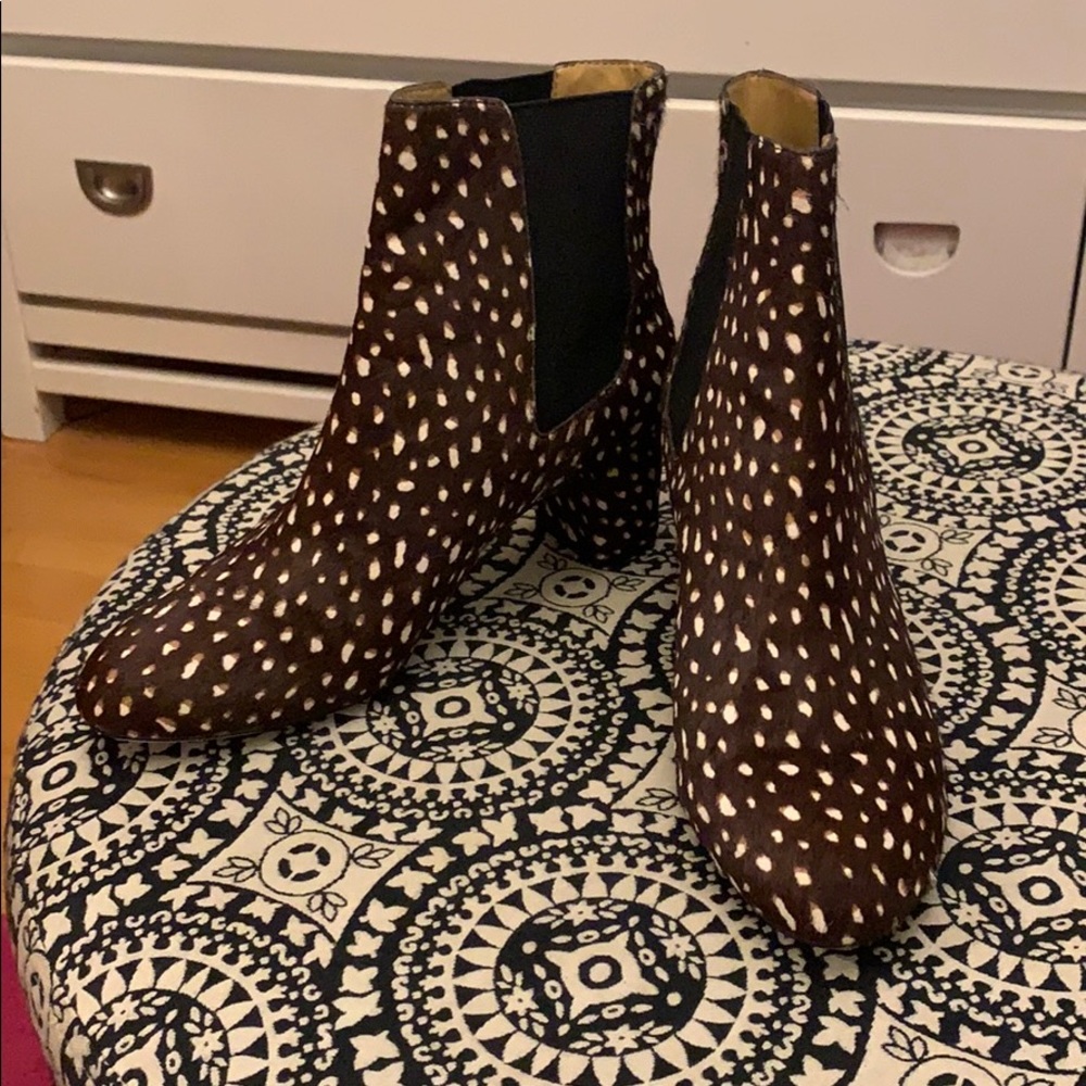 J. Crew Chelsea Calf Hair Bootie